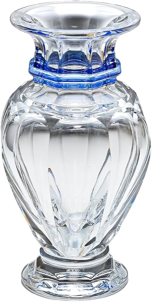 ワケあり】バカラアルクールブルーアイズバラスターベース大型サイズ花瓶