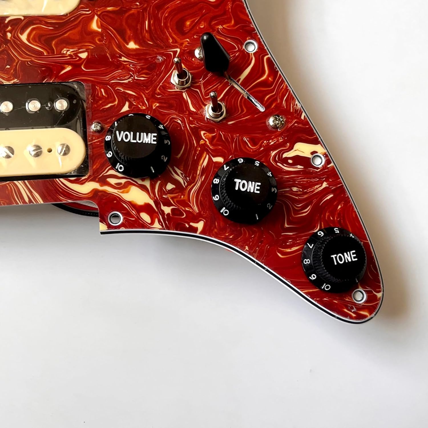 Amazon | 配線済みギターストラトピックガードセット SSH アルニコ 5