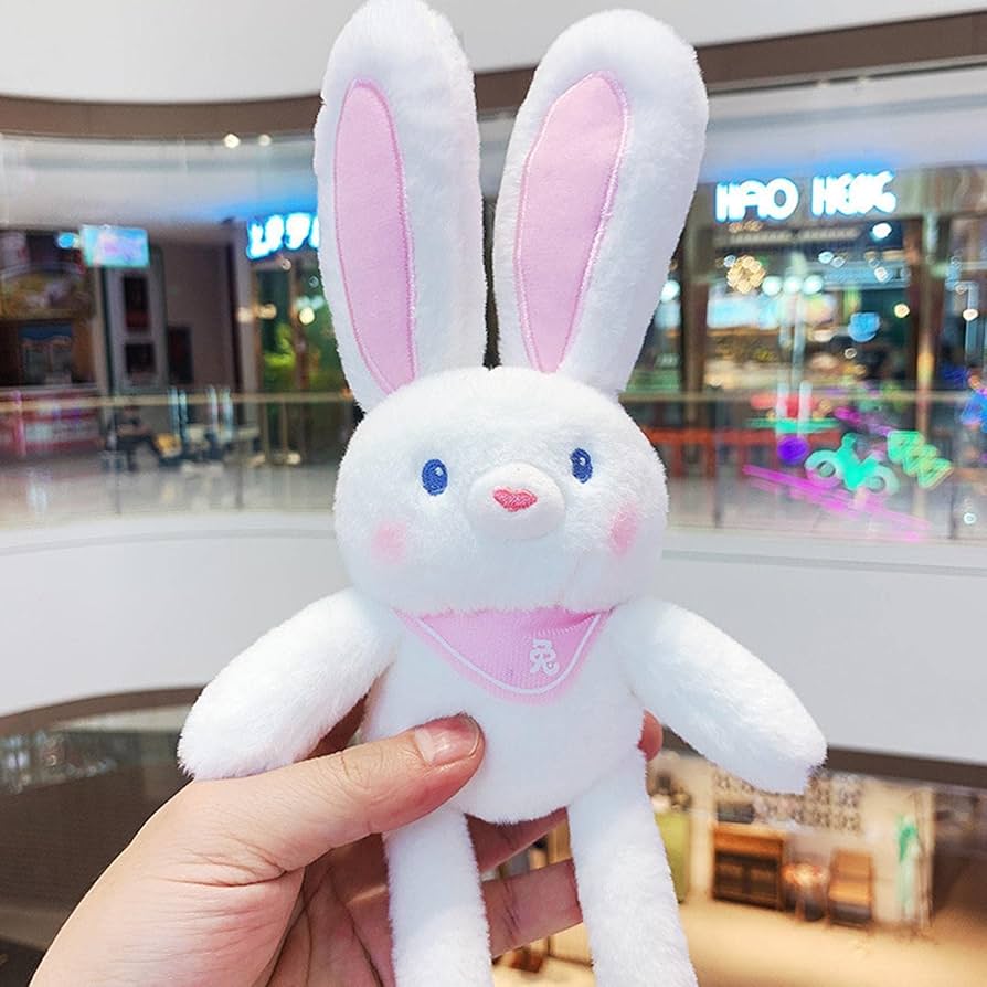 Amazon.co.jp: プルアップバニーぬいぐるみペンダント、ぬいぐるみ