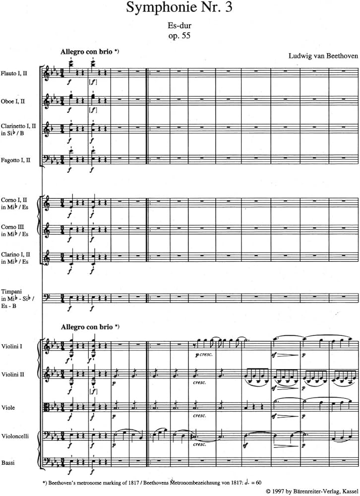 ベートーヴェン: 交響曲 第3番 変ホ長調 Op.55 「英雄