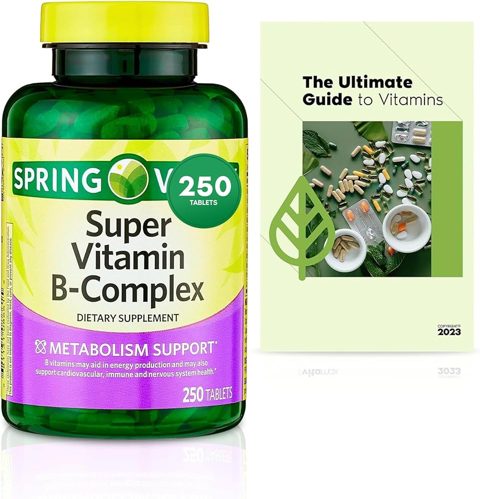 Amazon.com: Sprin Val-Ley Super Vitamin B-Complex Tablets Dietary