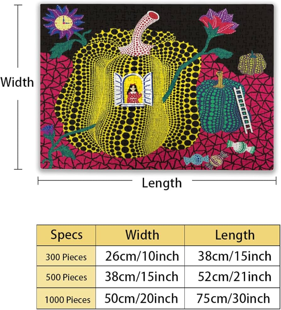 Amazon | 草間彌生 1000ピース ジグソーパズル マイクロピース パズル