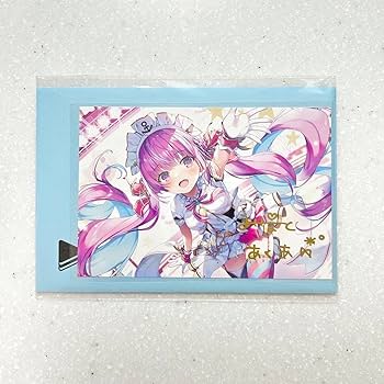 Amazon | 湊あくあ 活動3周年記念 直筆サイン入りポストカード by