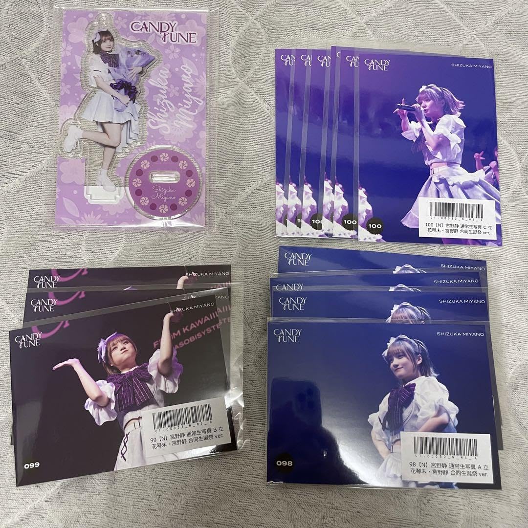 Amazon.co.jp: CANDY TUNE きゃんちゅー 宮野静 アクスタ 生写真