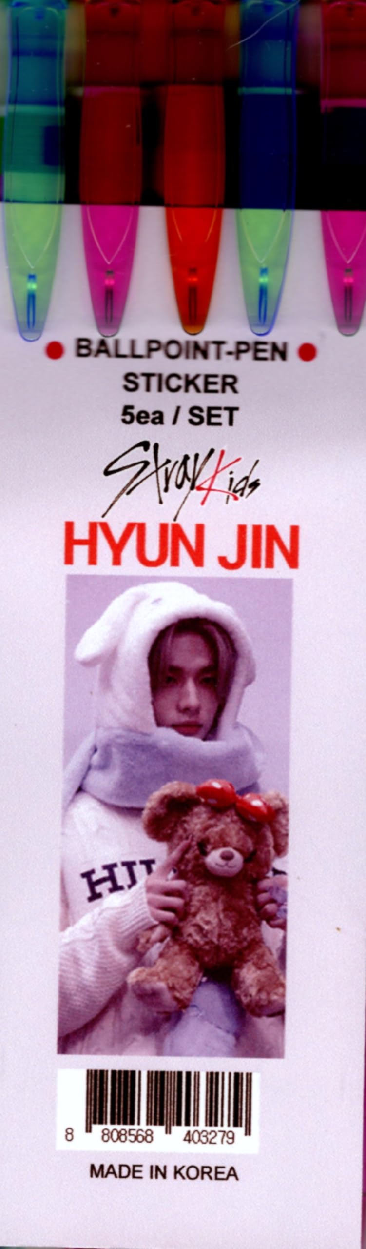 Amazon.co.jp: ヒョンジン グッズ ボールペン 5本セット + ステッカー