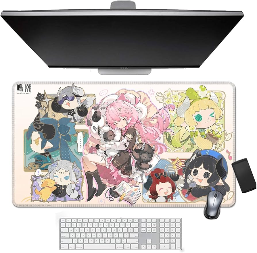 Amazon.co.jp: 鳴潮 マウスパッド 40cm*70cm ラバーマット デスク