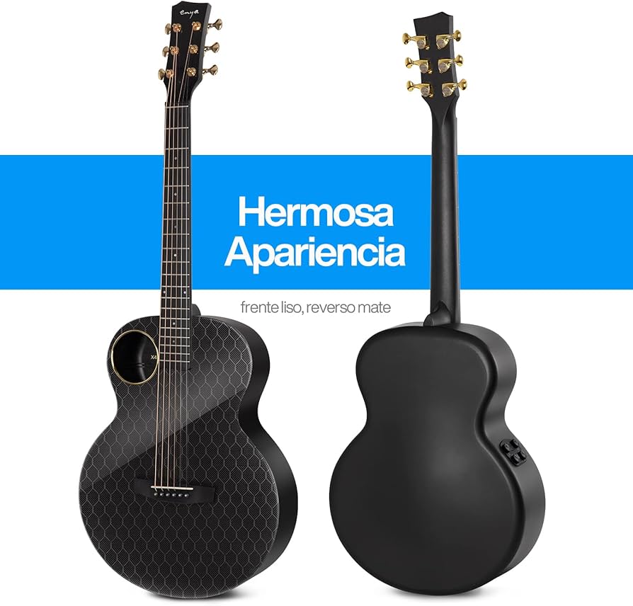 Amazon.com: Enya Carbon Fiber Acoustic Electric Guitar X4 Pro Mini