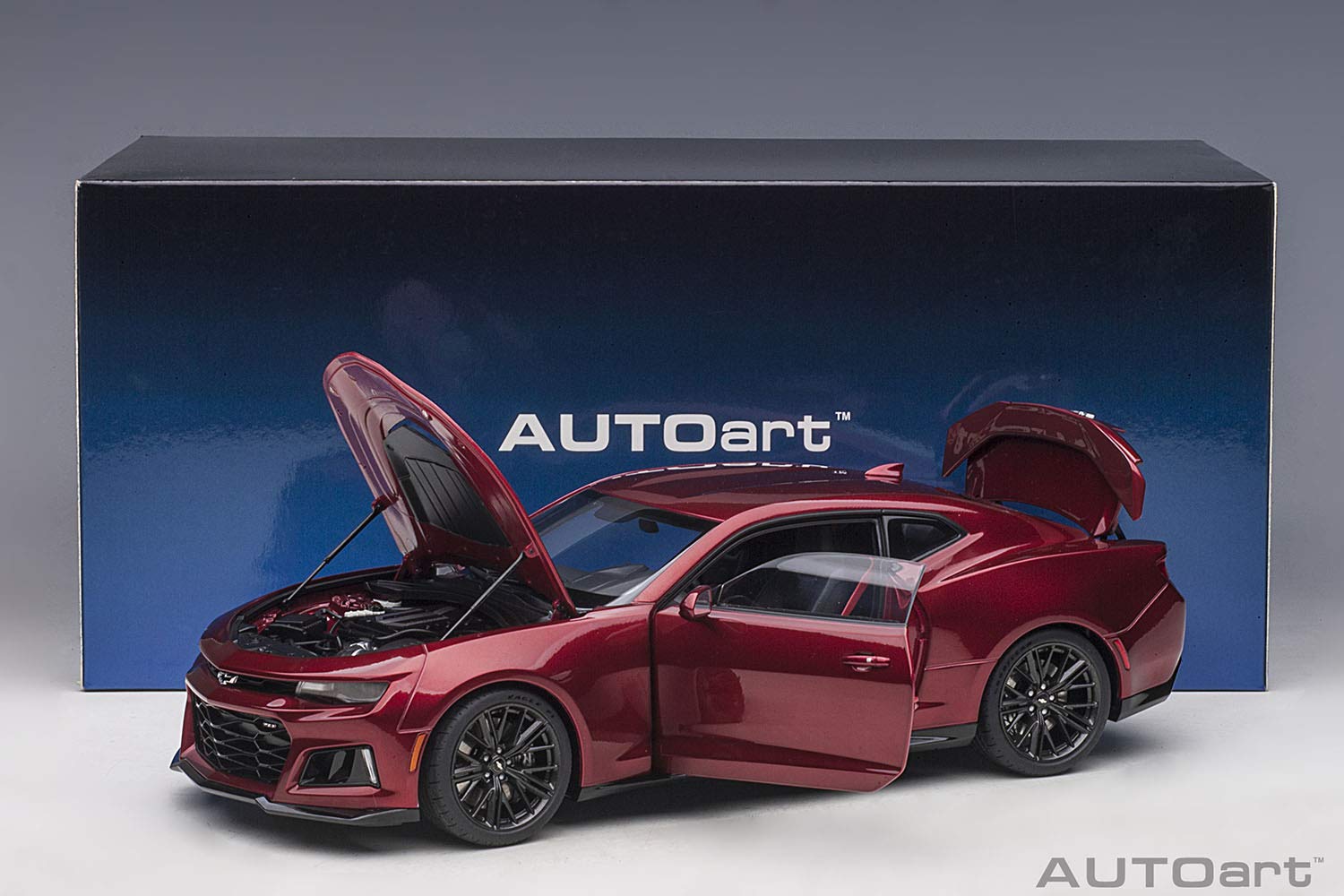 Amazon | AUTOart 1/18 シボレー カマロ ZL1 2017 メタリック ダーク