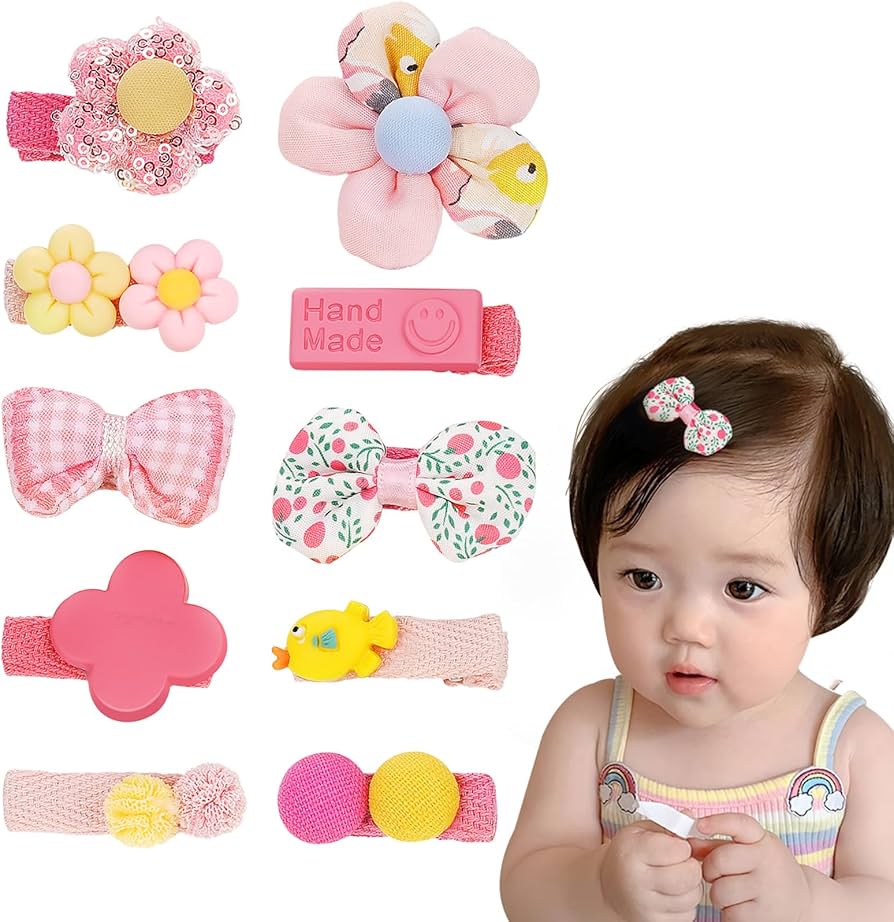 Amazon.co.jp: ベビー ヘアクリップ 赤ちゃん ヘアピン 子供 髪留め