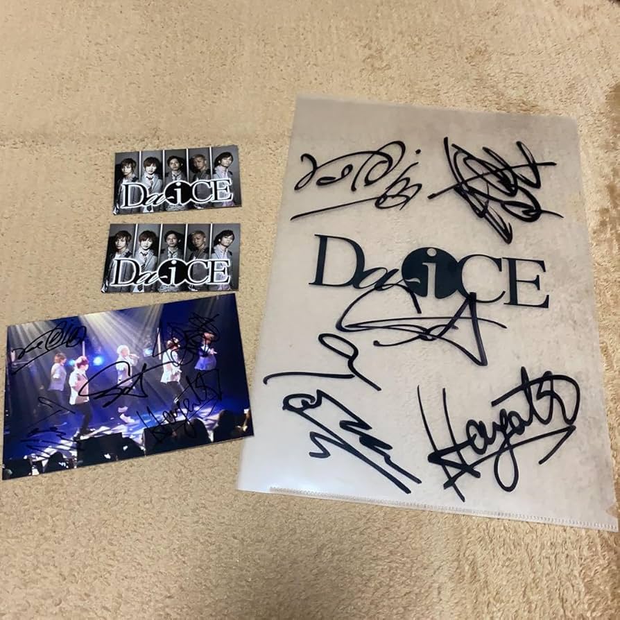 Amazon.co.jp: da-ice 直筆サイン クリアファイル : おもちゃ
