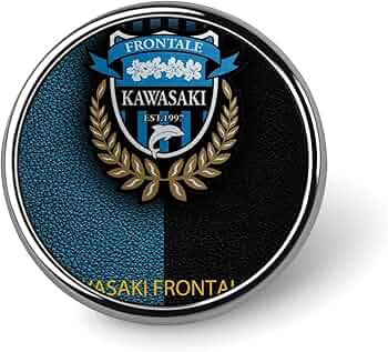 Amazon.co.jp: 川崎フロンターレ 丸バッジ ブローチ ピンブローチ