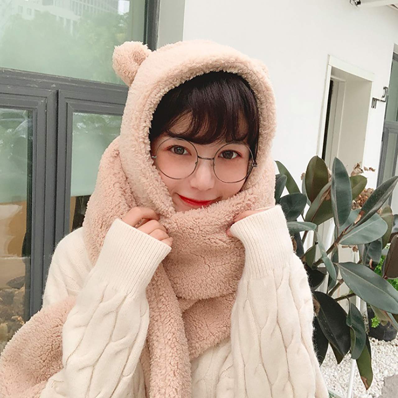 Amazon.co.jp: WHITE FANG(ホワイトファング) マフラー フード付き