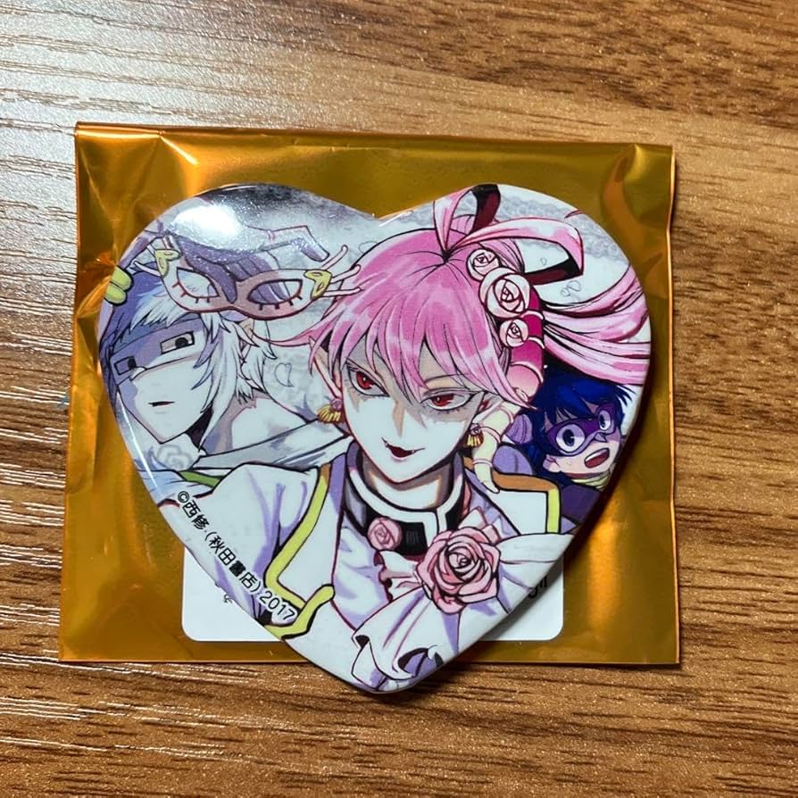 Amazon.co.jp: 魔入りました 入間くん コミケ C102 ハート缶バッジ