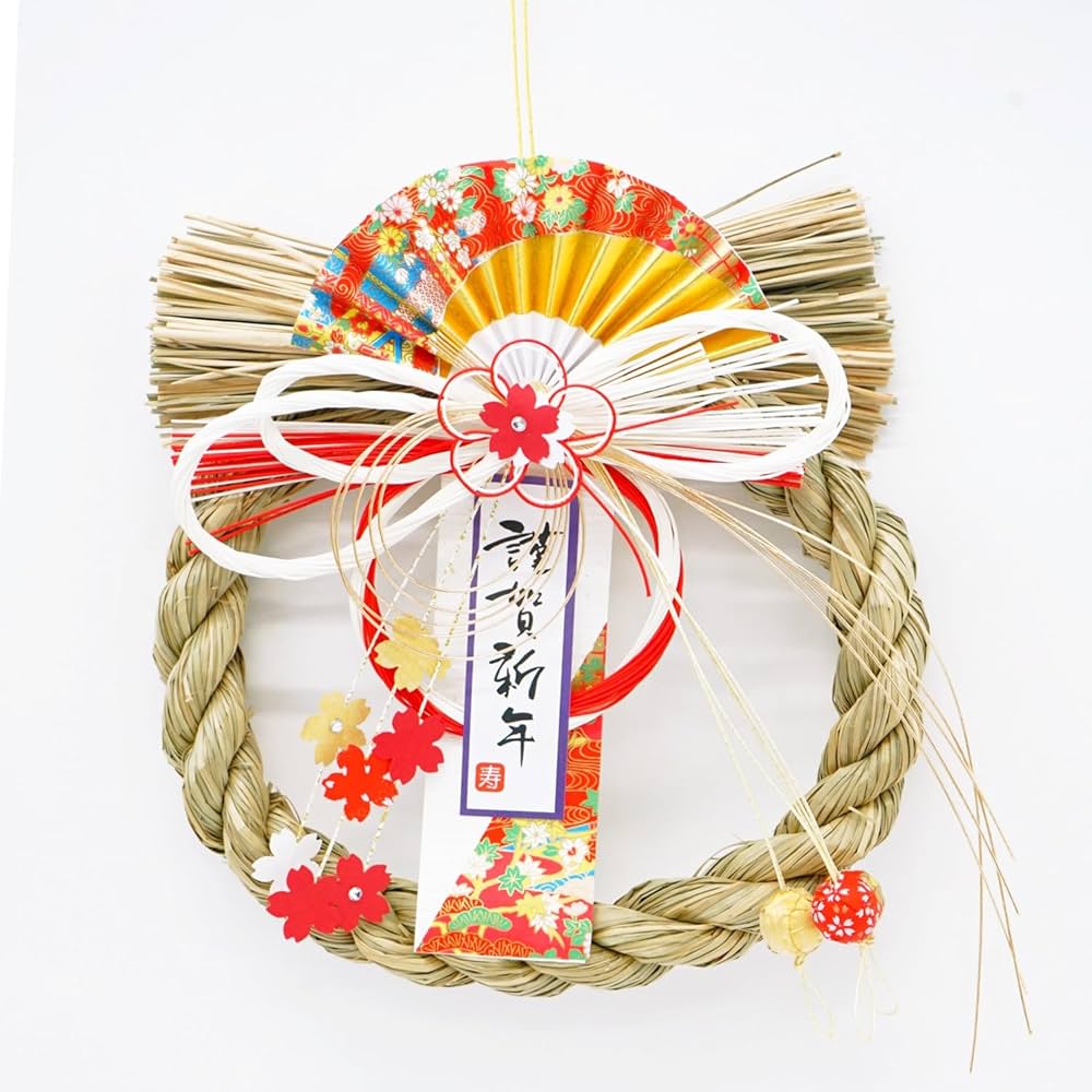 Amazon.co.jp: お正月飾り しめ飾り しめ縄 「紅さくら」 1個 2026年