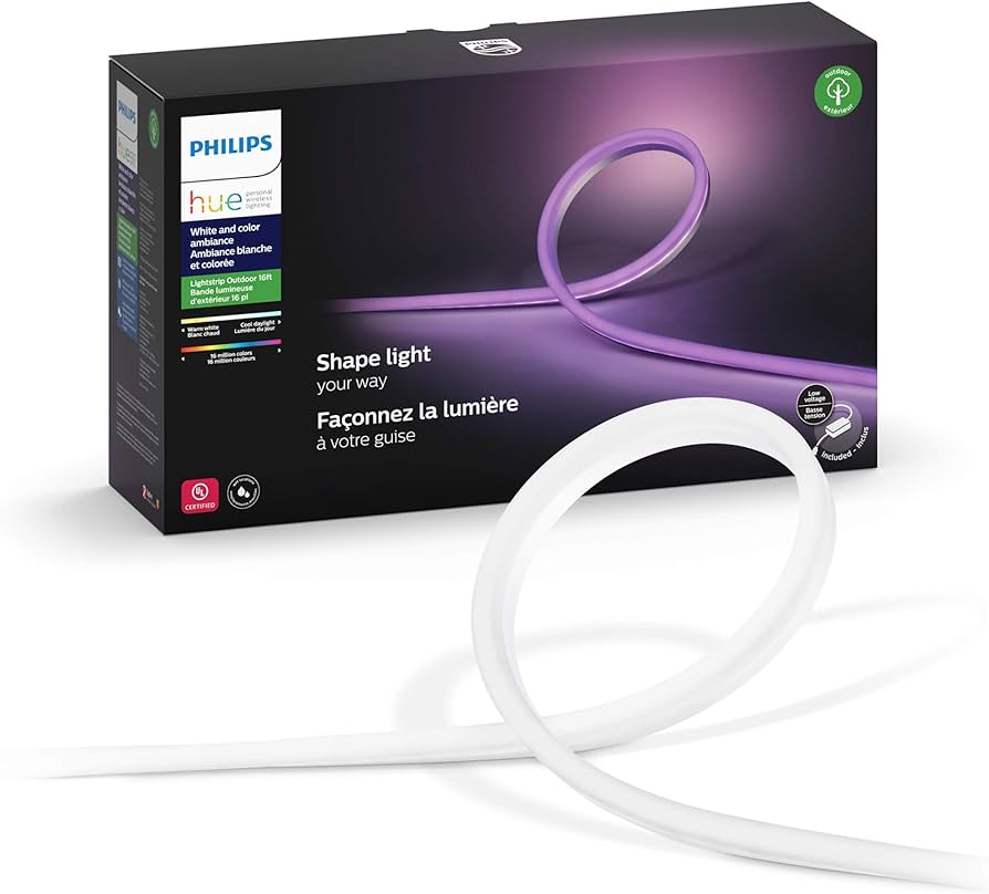 Philips Hue White & Color Ambiance Outdoor LightStrip 5m/16ft