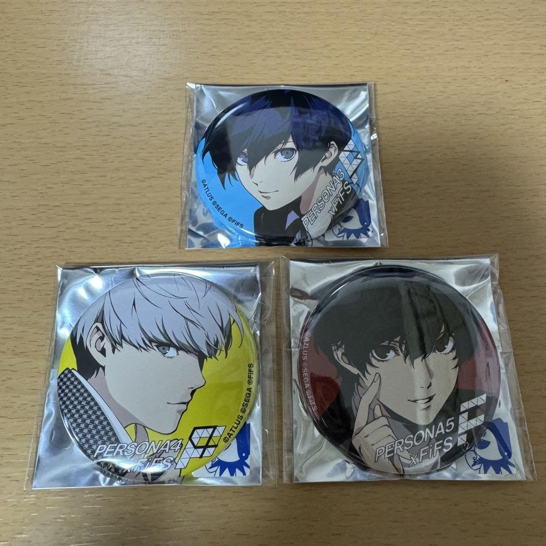 貴重 25th ペルソナ3 4 5 グラフアート 缶バッジ コンプリートセット