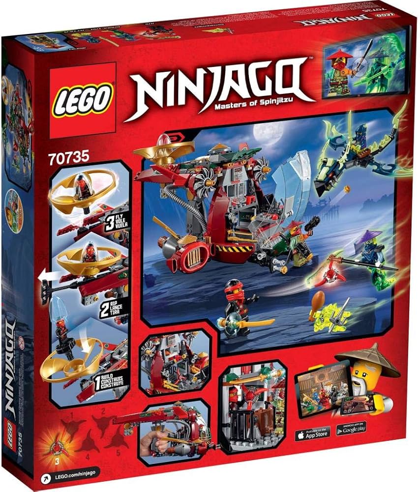 Amazon.com: LEGO Ninjago 70735 Ronin R.E.X. Ninja Building Kit