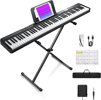 Amazon | Donner 電子ピアノ 88鍵盤 スタンドセット MIDI対応 充電型