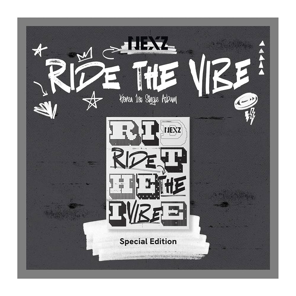 Amazon.com: NEXZ RIDE THE VIBE 1st Single Album with Tracking