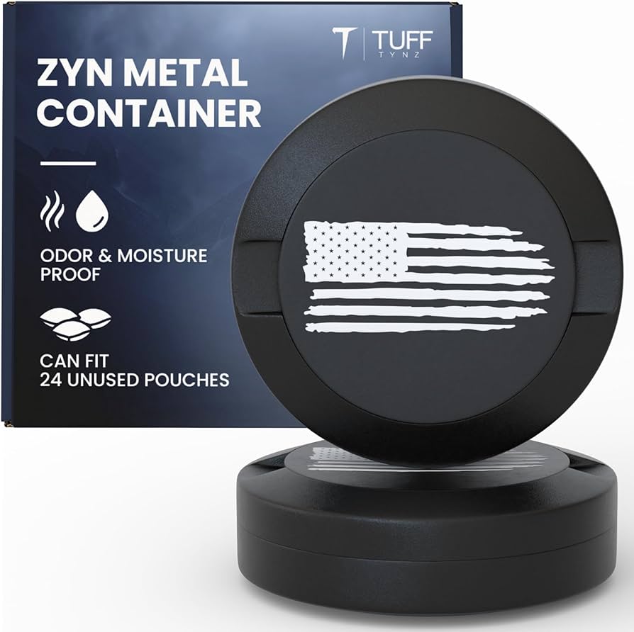 Amazon.com: TuffTynz - Premium Zyn Metal Can | Zyn Holder | Metal