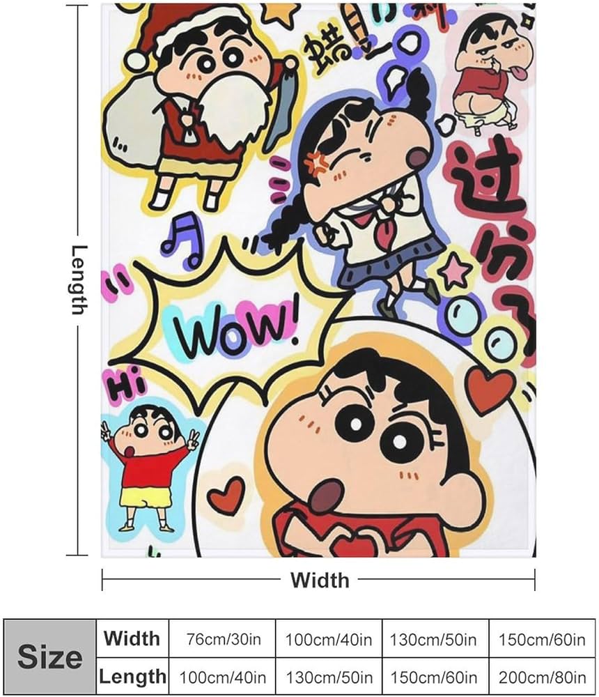Amazon｜クレヨンしんちゃん 毛布 フランネルブランケット エアコン