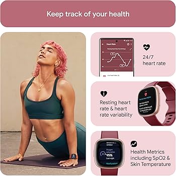 Amazon | 【Suica対応】Fitbit Versa 4 スマートウォッチ ビート
