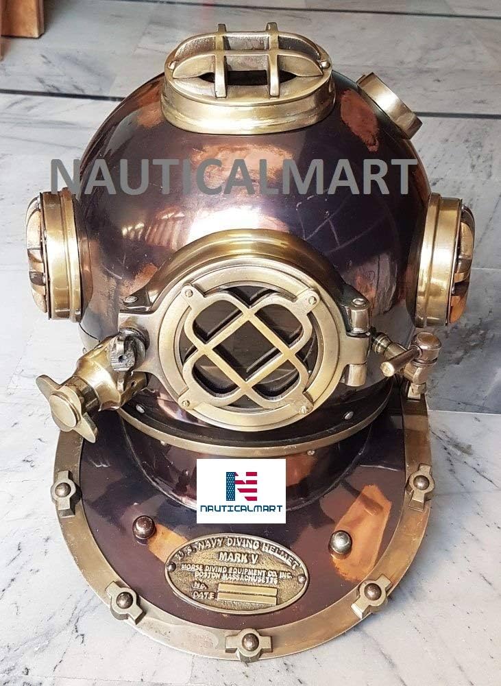 Amazon.com : Wearable Marine US Navy Deep Sea Divers Diving Helmet