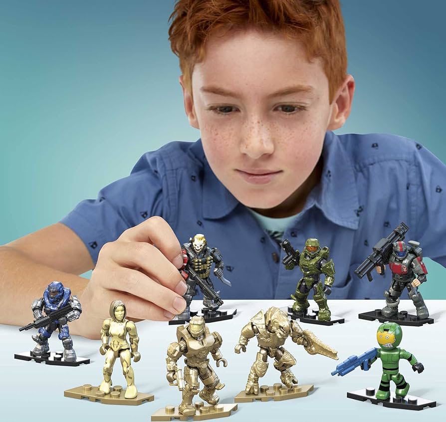 Amazon.com: MEGA Halo Action Figure Building Toys Set, 20th