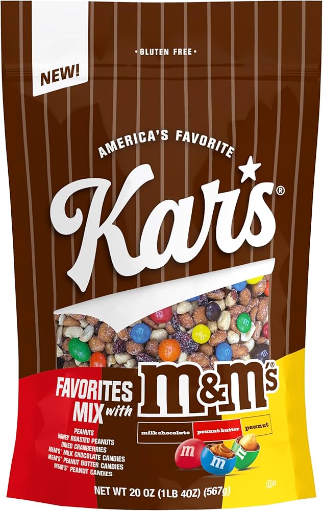 Amazon.com: Kar's Nuts Favorites Mix with M&M'S Candies Trail Mix