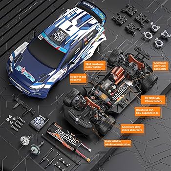 Amazon.co.jp: YounggDiy 1/12 RX12 4WD レーシングラリーカー、60KM/h