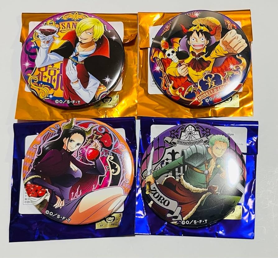 Amazon.co.jp: ワンピース ハロウィン 輩 缶バッジ ルフィ サンジ ゾロ
