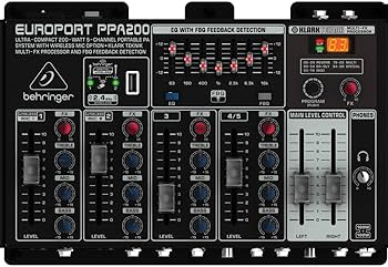 Amazon.com: Behringer EUROPORT PPA200 Ultra-Compact 200 Watt 5