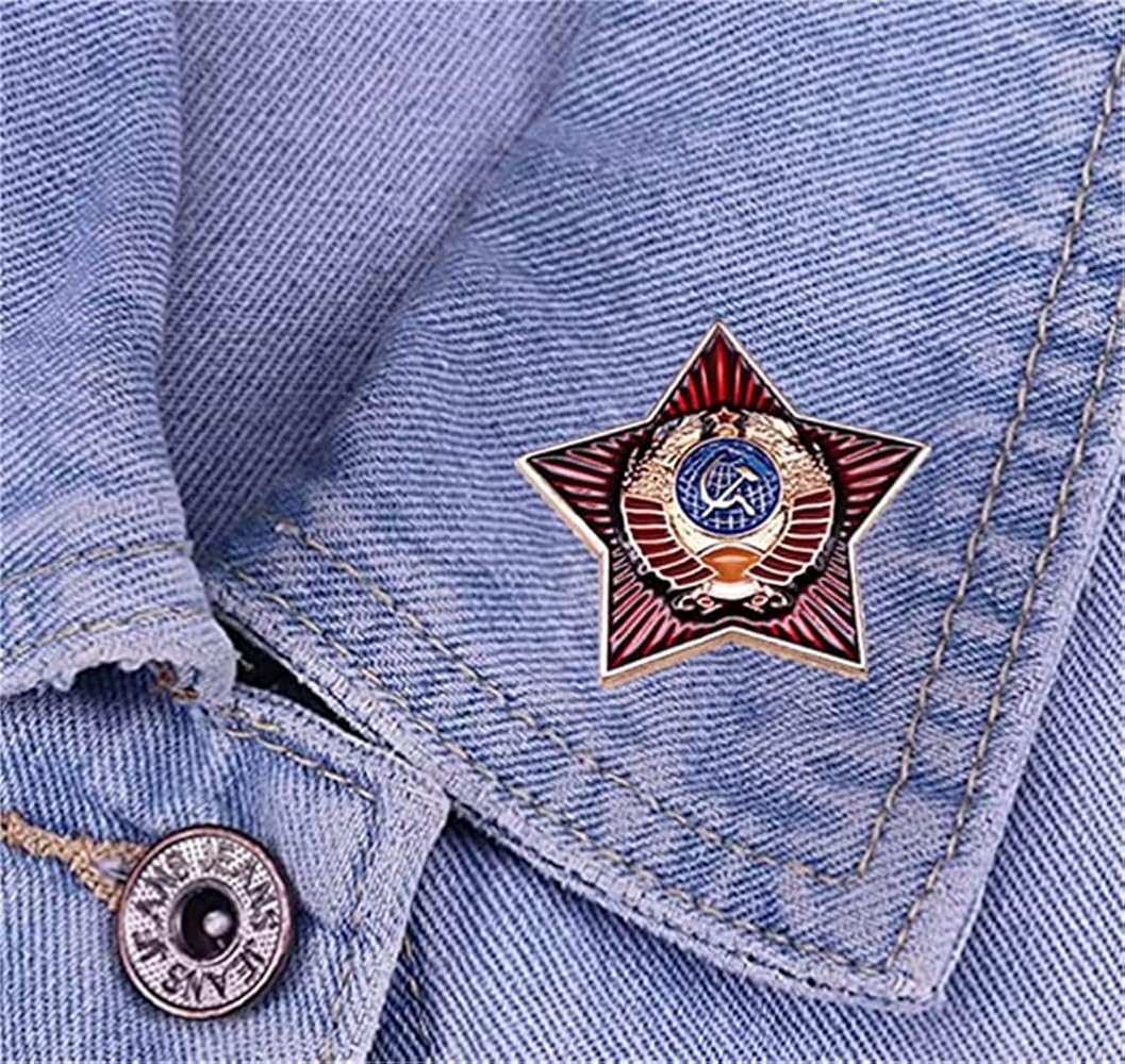 Amazon | ソビエトロシア軍 レッドスターピンバッジ ソ連ピン ロシア