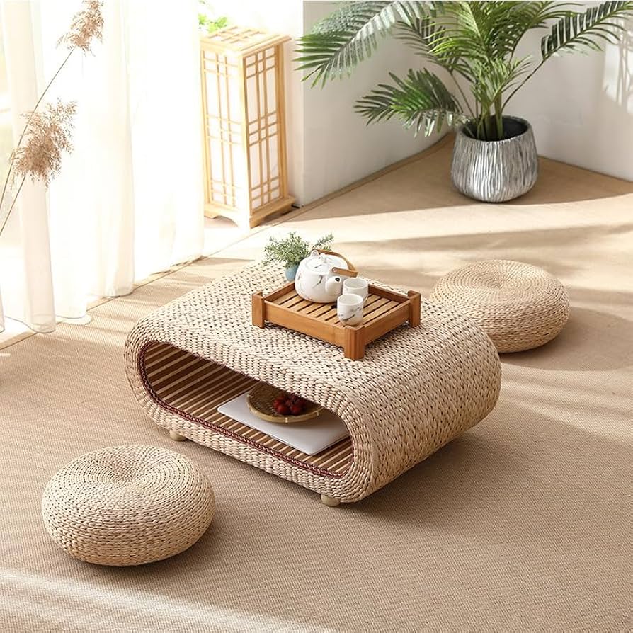 Amazon｜サイドテーブル ローテーブルリビングルーム側和風畳ロー