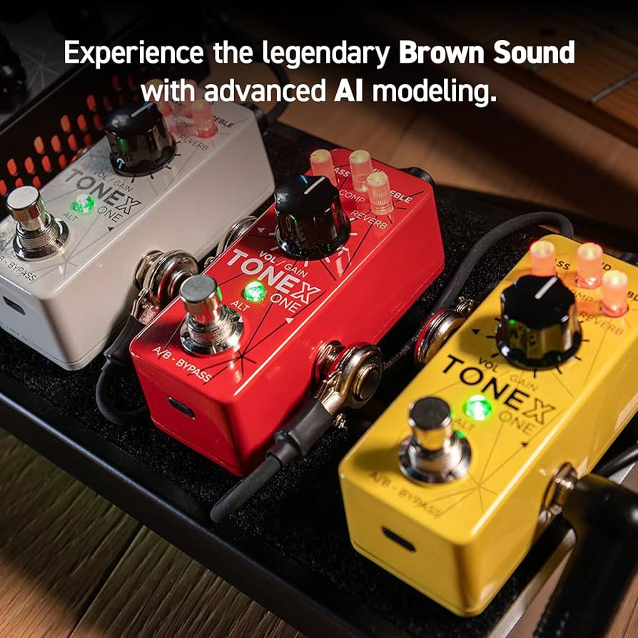 Amazon.com: IK Multimedia TONEX ONE Brown Sound White Limited