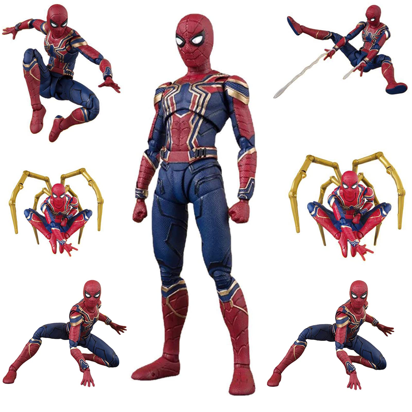Amazon.co.jp: スパイダーマン フィギュア 可動 15CM 劇場版