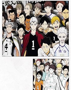 Amazon.co.jp: ハイキュー 立体絵 立体画 3D 壁飾り 烏野高校 音駒高校