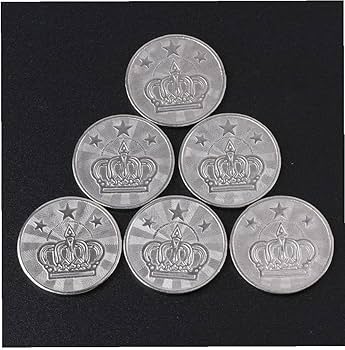 Amazon.co.jp: ゲームトークン ステンレス アーケード ゲームコイン