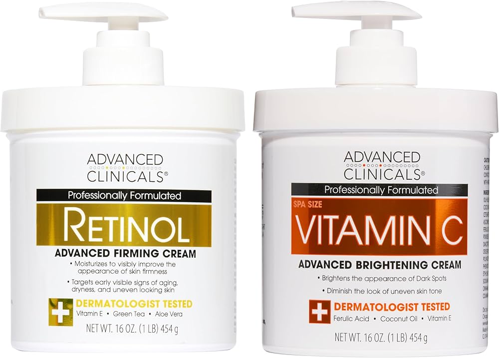 Amazon.com : Advanced Clinicals Retinol Body Lotion + Brightening