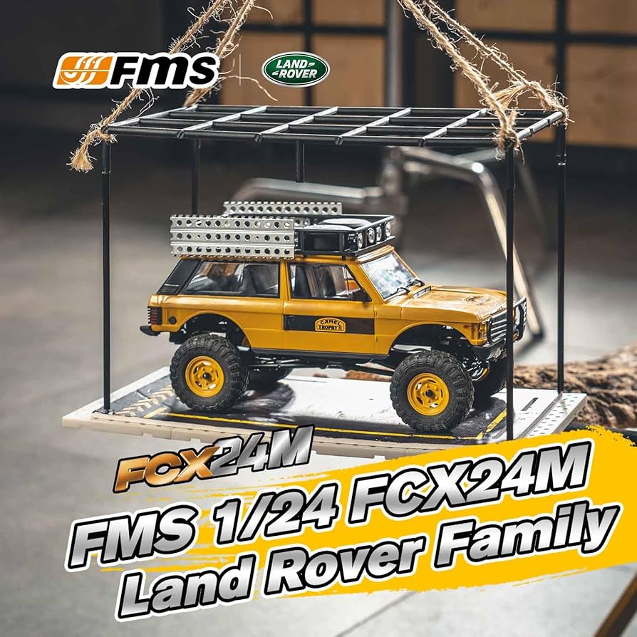 Amazon.com: FCX24M FMS 1/24 RC Crawler, Land Rover Family, 2.4Ghz