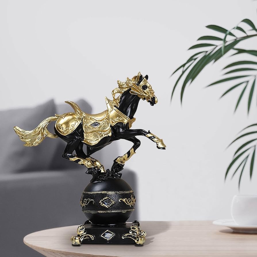 Amazon.co.jp: Cuticate 樹脂製馬の飾り 馬の置物 彫像 モダン