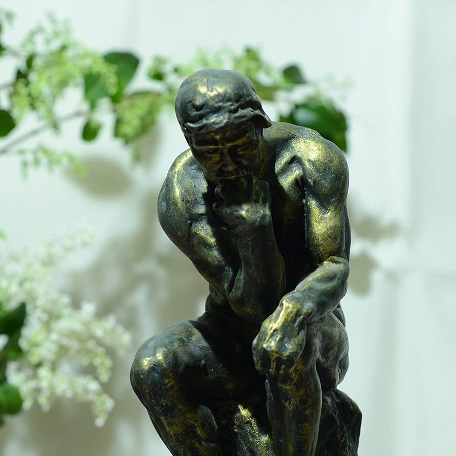Amazon.co.jp: 考える人 立像 ロダンの Rodin 樹脂 おとこ クラシック
