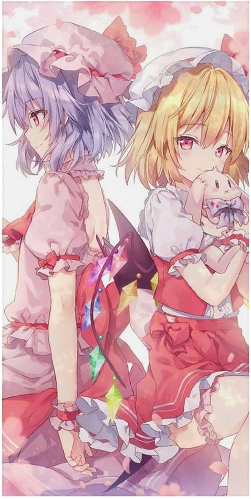 Amazon｜バスタオル 東方シリーズ フランドール レミリア 大判 160