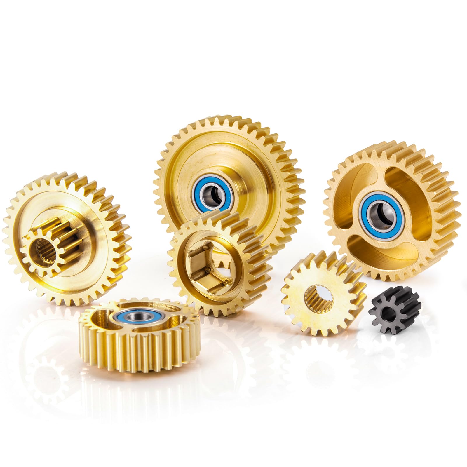 Amazon | TRZX 7個 真鍮モーター ギアボックス ギア部品セット タミヤ