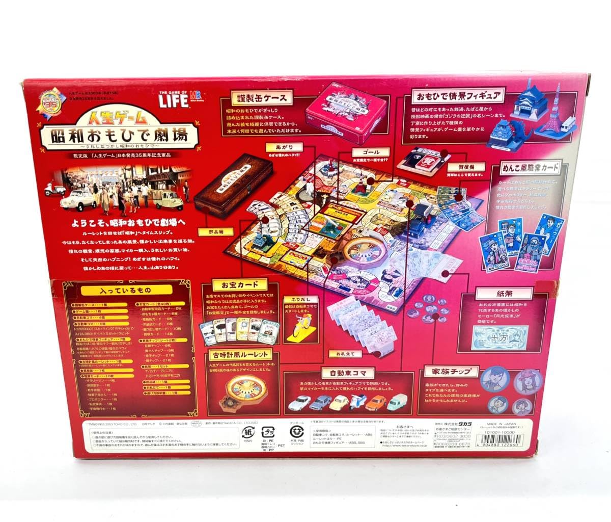 Amazon | 人生ゲーム 昭和おもひで劇場 ボードゲーム 謹製缶ケース付