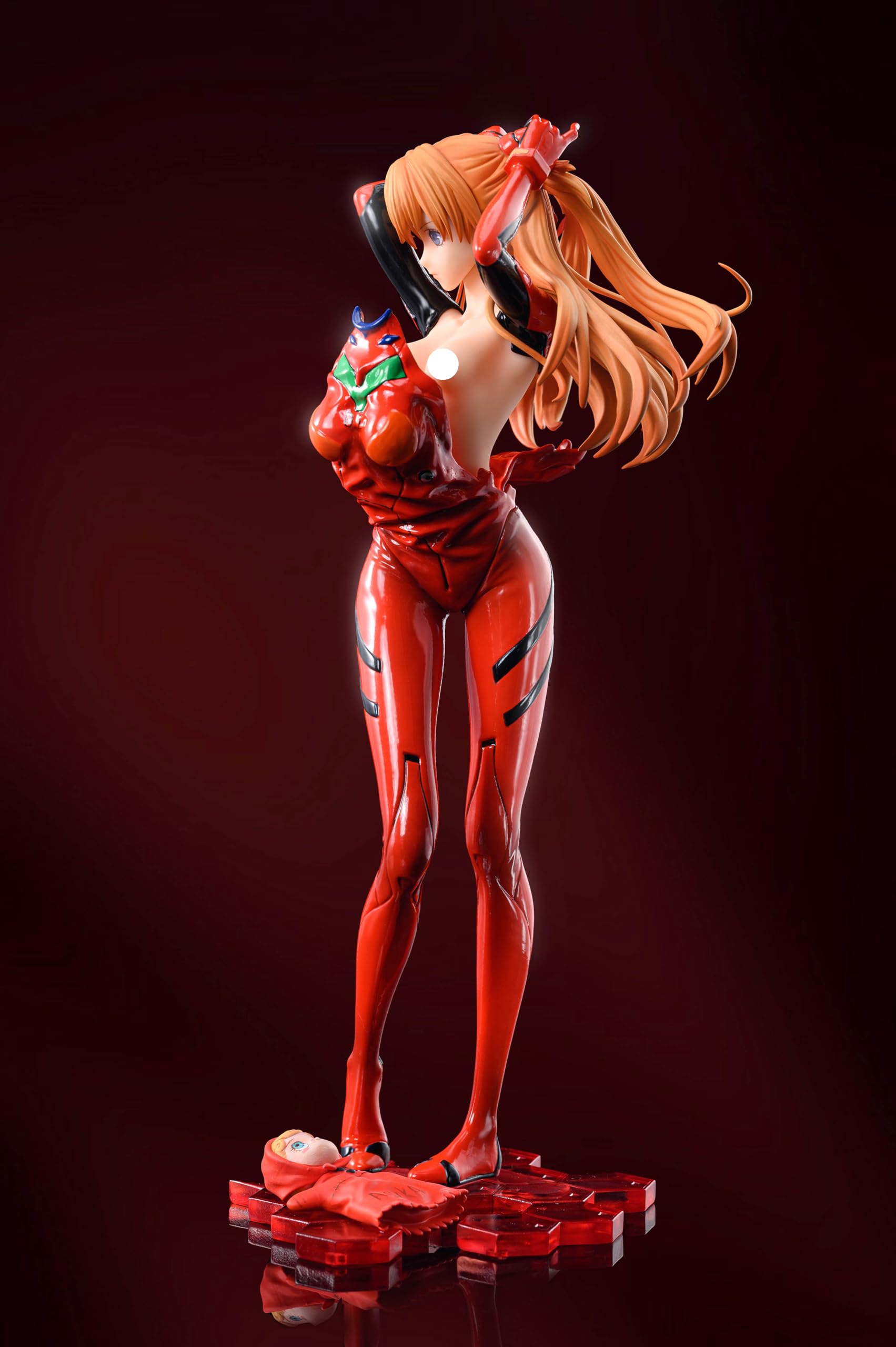 Amazon.co.jp: 惣流・アスカ・ラングレー フィギュア 1/7スケール 塗装