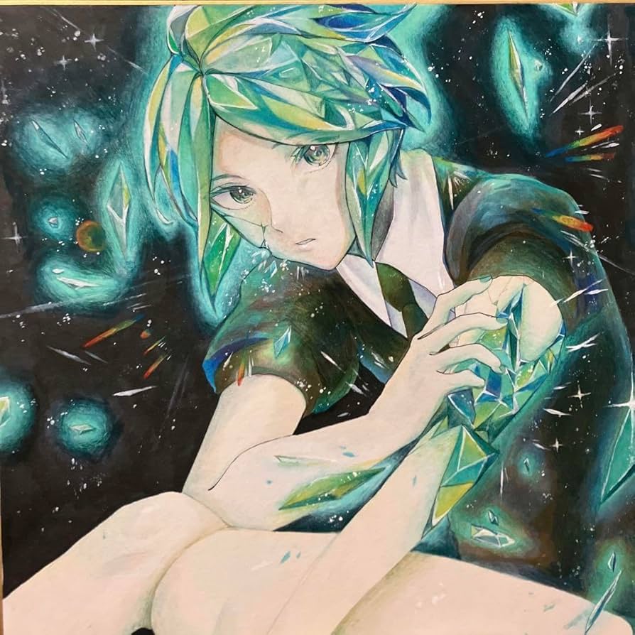 Amazon.co.jp: 宝石の国 フォスフォフィライト ファンアート 大色紙