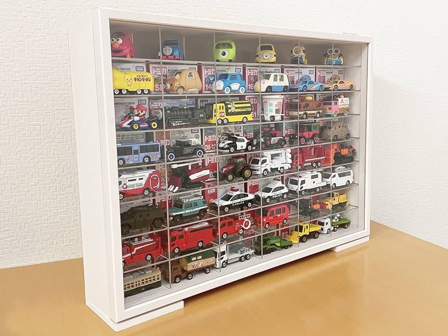 Amazon.co.jp: トミカ48Wアクリル棚ホワイト コレクションケース