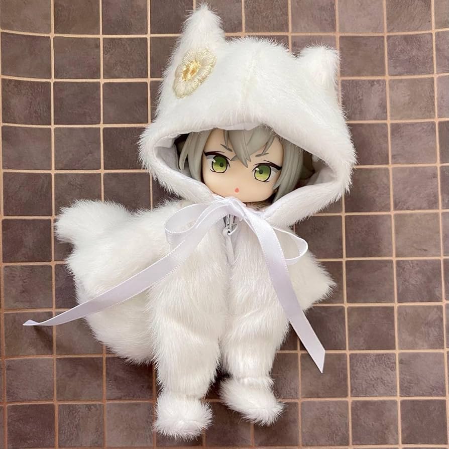 Amazon.co.jp: オビツ11 もふもふ 着ぐるみ セット きぐるみ 白 服