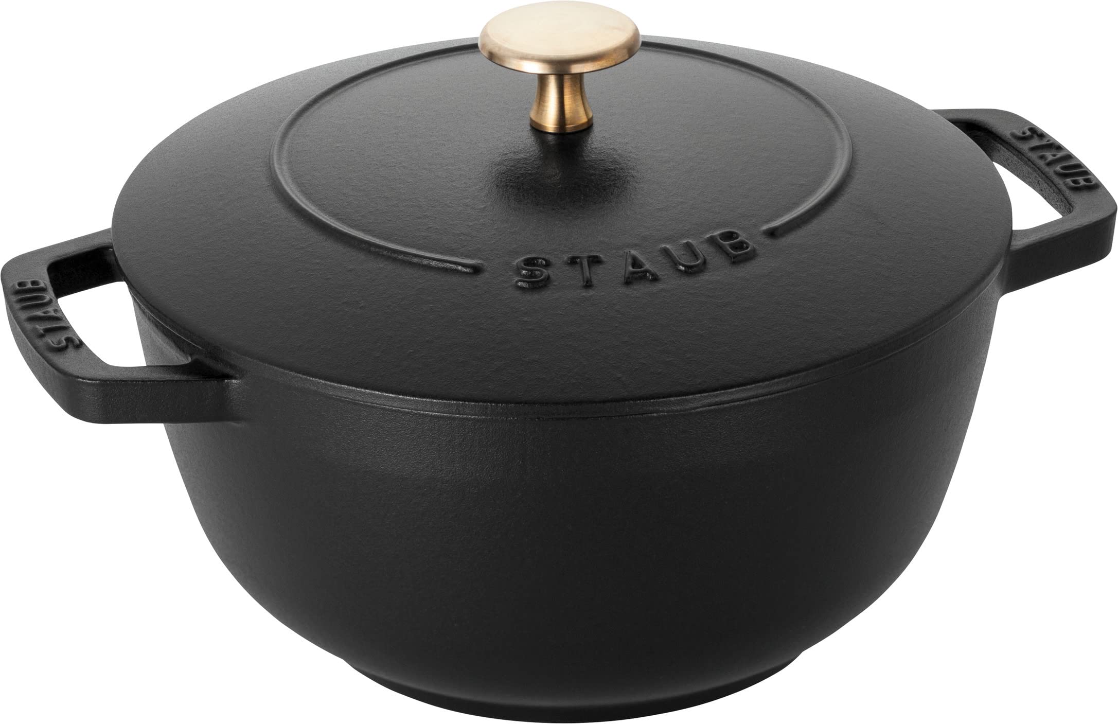 Amazon.co.jp: staub ストウブ 「 ワナベ ブラック L 20cm 」 両手